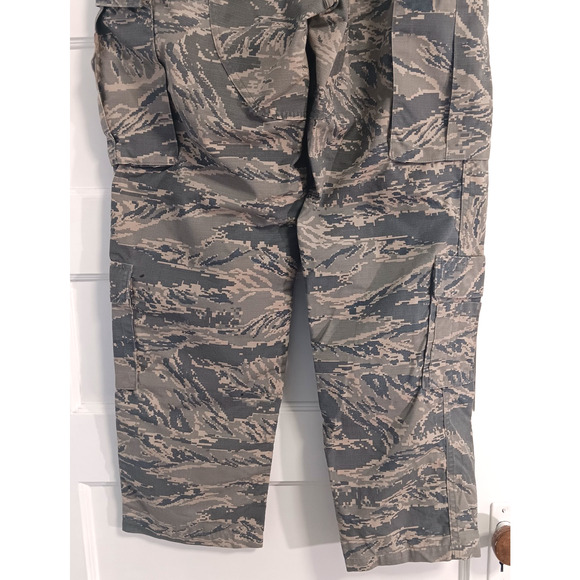 Camo Pants Mens 30R Tiger Stripe Cargo Ripstop BDU Tactical Military Fatigues - Picture 8 of 14